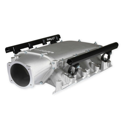Holley LS3 Low Ram Intake Kit Single Injector Frt Feed