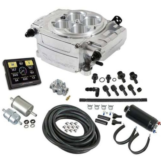 Holley Sniper 2 EFI Master Kit Polished without PDM