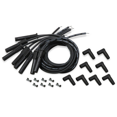 Holley Spark Plug Wire Set Univ GM LS Cut to Fit - Black