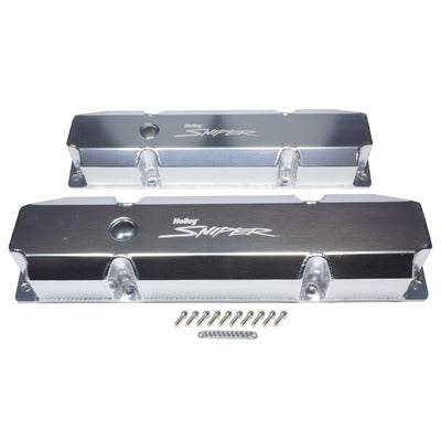 Holley Sniper Fabricated Valve Covers  BBM Tall