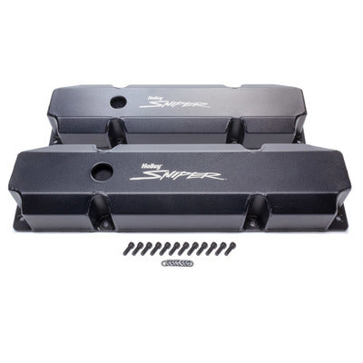 Holley Sniper Fabricated Valve Covers  BBM Tall