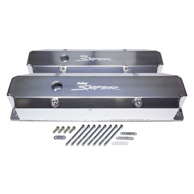 Holley Sniper Fabricated Valve Covers  BBM Tall