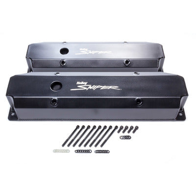 Holley Sniper Fabricated Valve Covers  BBM Tall