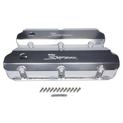 Holley Sniper Fabricated Valve Covers  SBF Tall