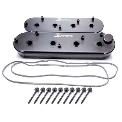 Holley Sniper Fabricated Valve Covers  SGM LS Tall