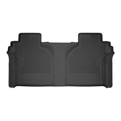 Husky Liners WeatherBeater 2nd Seat Floor Liner - 2019+ Silverado/Sierra 1500, 2500HD, 3500HD Crew Cab