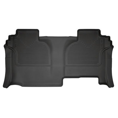 Husky Liners WeatherBeater 2nd Seat Floor Liner - 2019+ Silverado/Sierra 1500, 2500HD, 3500HD Double Cab Pickup