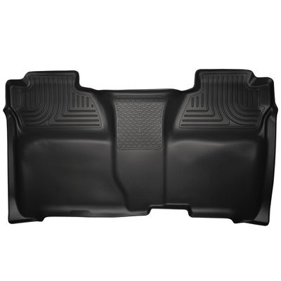 Husky Liners WeatherBeater 2nd Seat Floor Liner (Full Coverage) - 2014-19 Silverado/Sierra 1500/2500HD/3500HD