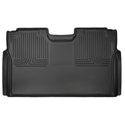 Husky Liners WeatherBeater 2nd Seat Floor Liner (Full Coverage) - 2015+ Ford F150/F250/F350/F450 SuperCrew Pickup