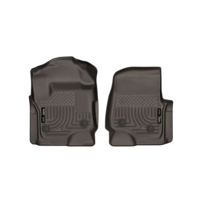 Husky Liners X-act Contour Front Floor Liners - 2017-20 Ford F250/F350/F450 - Cocoa