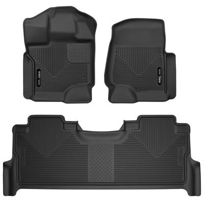 Husky LIners X-act Contour Front & 2nd Seat Floor Liners - 2017+ F250/F350/F450