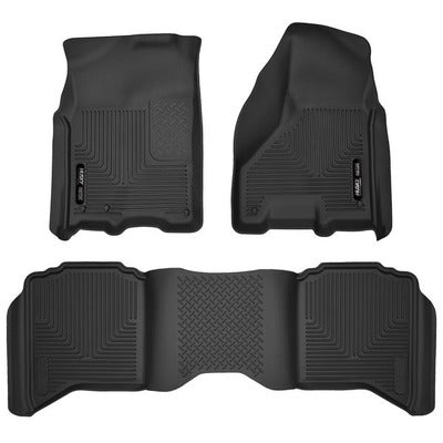 Husky LIners X-act Contour Front & 2nd Seat Floor Liners - 2009-19 Ram 1500/2500/3500