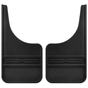 Husky Liners Rubber Front Mud Flaps - 12in w/o Weight