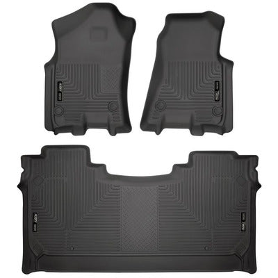 Husky LIners WeatherBeater Front & 2nd Seat Floor Liners - 2019+ Ram 1500 Crew Cab