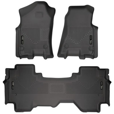 Husky LIners WeatherBeater Front & 2nd Seat Floor Liners - 2019+ Ram 1500 Quad Cab