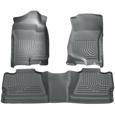 Husky LIners WeatherBeater Front & 2nd Seat Floor Liners (Footwell) - 2008-13 Silverado/Sierra