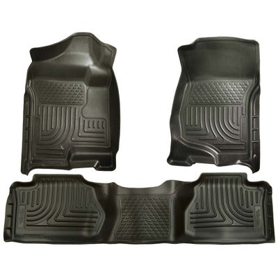 Husky LIners WeatherBeater Front & 2nd Seat Floor Liners (Footwell) - 2007-13 Silverado/Sierra