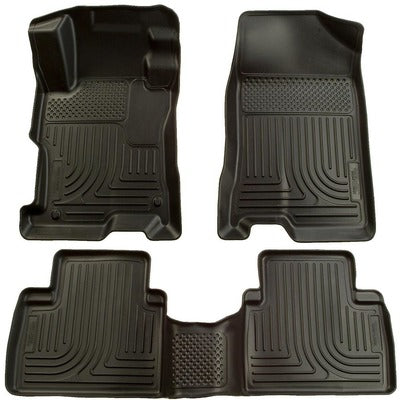 Husky LIners WeatherBeater Front & 2nd Seat Floor Liners - 2006-11 Honda Civic 4-Door