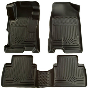 Husky LIners WeatherBeater Front & 2nd Seat Floor Liners - 2012-13 Honda Civic 4-Door