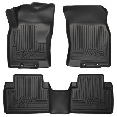 Husky LIners WeatherBeater Front & 2nd Seat Floor Liners - 2014+ Nissan Rogue, X-Trail