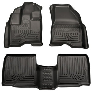 Husky LIners WeatherBeater Front & 2nd Seat Floor Liners - 2010-19 Ford Taurus