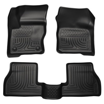 Husky LIners WeatherBeater Front & 2nd Seat Floor Liners - 2012-15  Ford Focus 