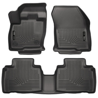 Husky LIners WeatherBeater Front & 2nd Seat Floor Liners - 2015-20 Ford Edge