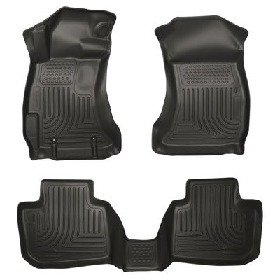 Husky LIners WeatherBeater Front & 2nd Seat Floor Liners - 2010-12 Subaru Legacy/Outback