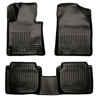 Husky LIners WeatherBeater Front & 2nd Seat Floor Liners - 2011-13 Hyundai Elantra