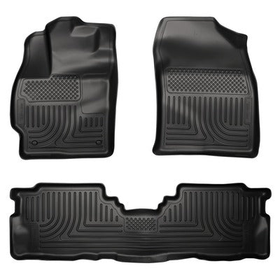 Husky LIners WeatherBeater Front & 2nd Seat Floor Liners - 2012-17 Toyota Prius V