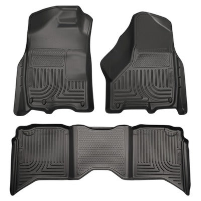 Husky LIners WeatherBeater Front & 2nd Seat Floor Liners - 2009-18 Ram 1500/2500/3500