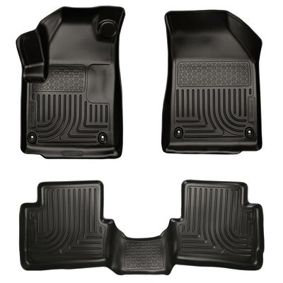 Husky LIners WeatherBeater Front & 2nd Seat Floor Liners - 2013-16 Dodge Dart