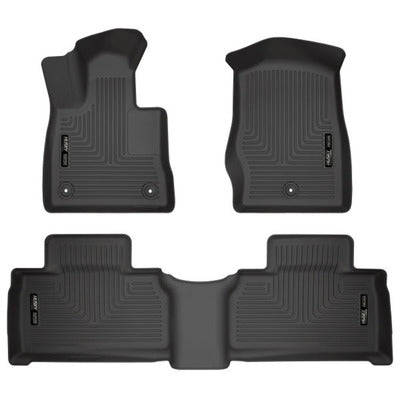 Husky LIners WeatherBeater Front & 2nd Seat Floor Liners - 2020+ Ford Explorer