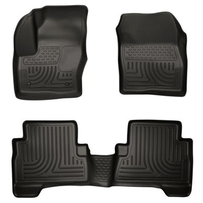 Husky LIners WeatherBeater Front & 2nd Seat Floor Liners - 2013-19 Ford C-Max / Escape