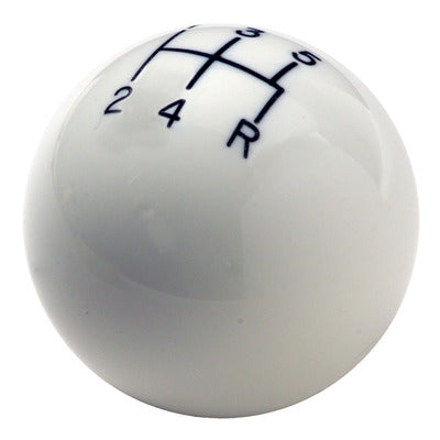 Hurst Shift Knob - White 5-Speed 3/8-16 Threads
