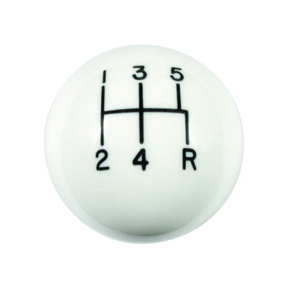 Hurst Shift Knob - White 5 Speed 3/8-16 Threads