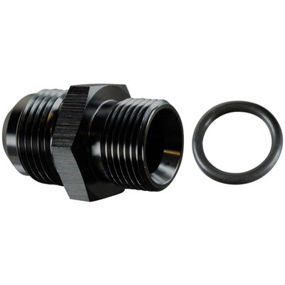 ICT Billet LS Truck Turbo Oil Drain Pan Adapter -10AN Hose to Oil Pan 551208