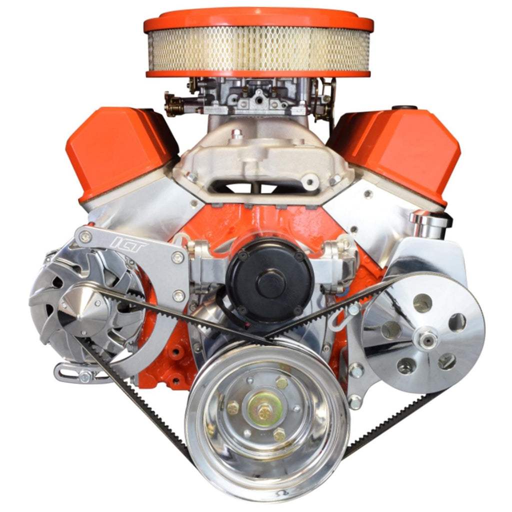 ICT Billet SBC Alternator Bracket Electric Water Pump 551672E 90racing