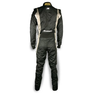 Impact Racing Phenom Race Suit Black/Gray Back