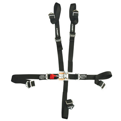 Impact Racing Sportsman 5-Point Harness - 2in Latch & Link Pull-Down