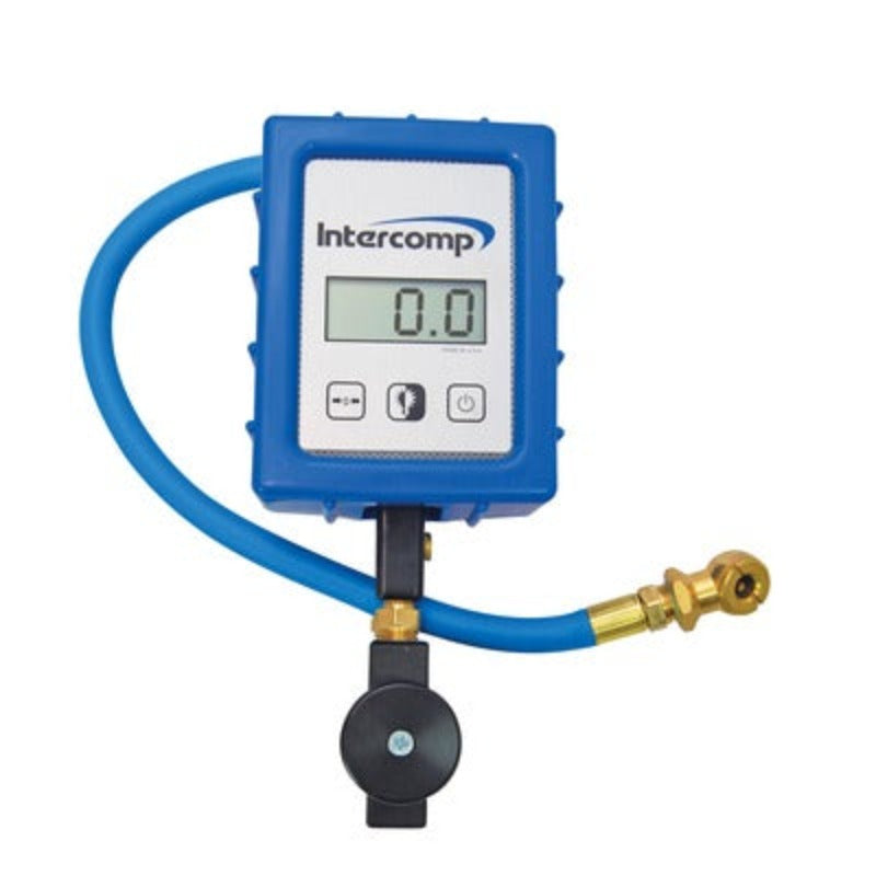 Intercomp Digital Air Pressue Fill Gauge with Ball Chuck 150 PSI 360094-BC