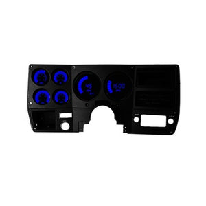 Intellitronix LED Bargraph Gauge Cluster 73-87 Chevy Truck, Blue LED