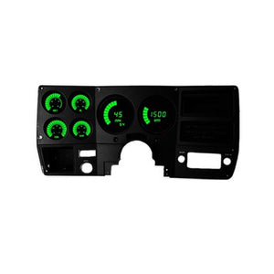 Intellitronix LED Bargraph Gauge Cluster 73-87 Chevy Truck, Green LED