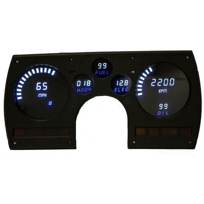 Intellitronix LED Digital Gauge Panel Camaro 1982-1990, White LED