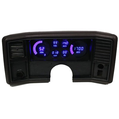 Intellitronix LED Digital Gauge Panel Monte Carlo/El Camino, Blue LED