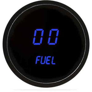 Intellitronix 2-1/16 LED Digital Fuel Gauge Programmable, Blue LED