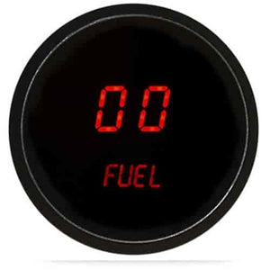 Intellitronix 2-1/16 LED Digital Fuel Gauge Programmable, Red LED