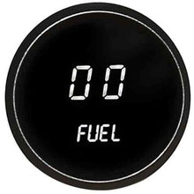 Intellitronix 2-1/16 LED Digital Fuel Gauge Programmable, White LED