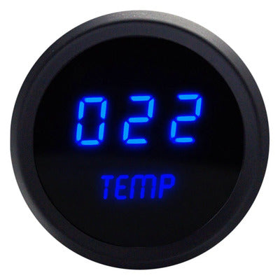 Intellitronix 2-1/16 LED Digital Water Temp Gauge 18-255 Degrees, Blue LED