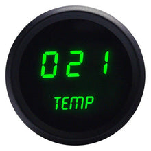 Intellitronix 2-1/16 LED Digital Water Temp Gauge 18-255 Degrees, Green LED